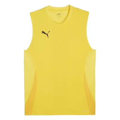 Puma TEAMGOAL SLEEVELESS JERSEY Férfi sportmez, sárga, méret