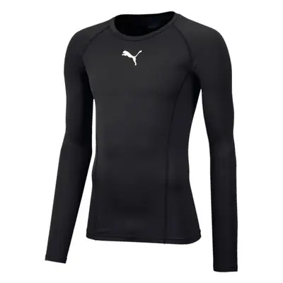 Puma LIGA BASELAYER TEE LS Férfi funkcionális póló, fekete, méret