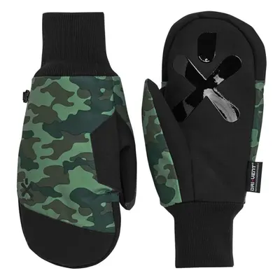 Bula CAMOUFLAGE MITTENS Férfi kesztyű, fekete, méret