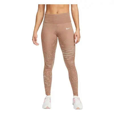 Nike DF RUN DVN FAST REF BRW W Női legging futáshoz, barna, méret