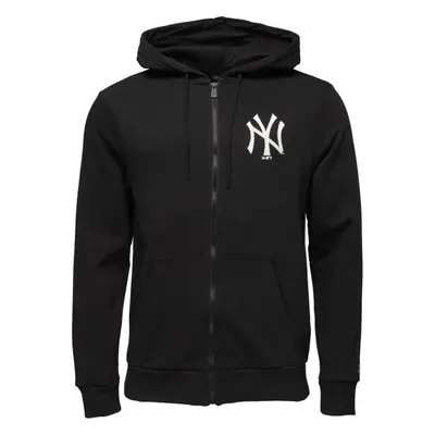 New Era MLB ESSENTIALS FZ HOODY NEYYAN Férfi pulóver, fekete, méret