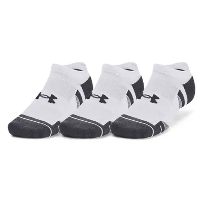 Under Armour PERFORMANCE TECH 3PK NS Uniszex zokni, fehér, méret