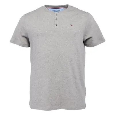 Tommy Hilfiger TH 1985-SS HENLEY TEE Férfi póló, szürke, méret