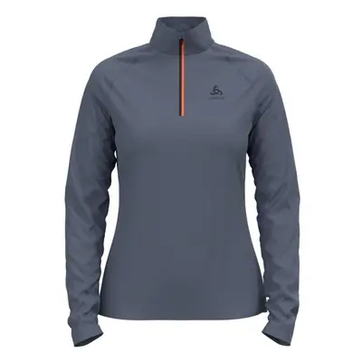 Odlo W MIDLAYER 1/2 ZIP BESSO Női pulóver, szürke, méret