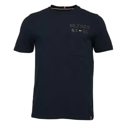 Tommy Hilfiger GRAPHIC S/S TEE Férfi póló, sötétkék, méret