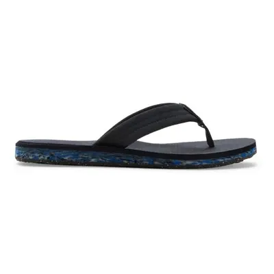 Quiksilver CARVER SUEDE RECYCLED Férfi flip-flop, fekete, méret