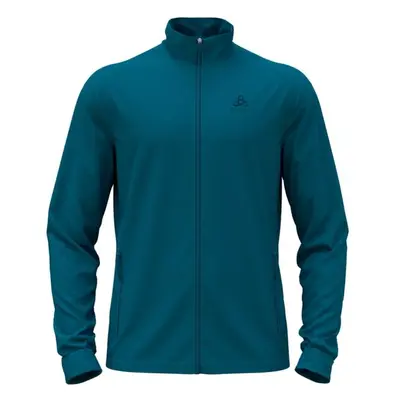 Odlo MID LAYER FULL ZIP BERRA Férfi cipzáras pulóver, kék, méret