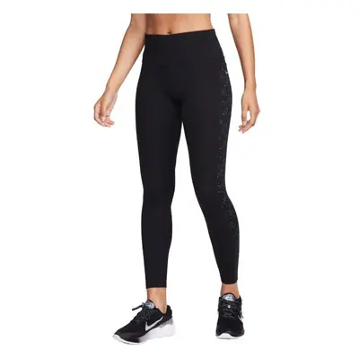 Nike DF FST MR 7/8 TGHT SNL NV Női leggings, fekete, méret