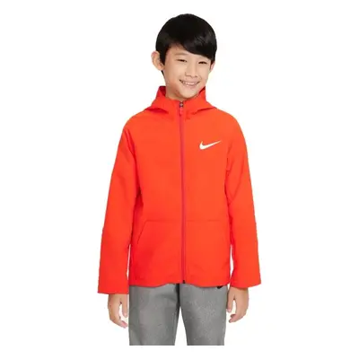 Nike NK DF WOVEN JACKET Fiú átmeneti kabát, narancssárga, méret