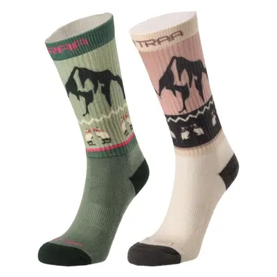 KARI TRAA PUFFIN SOCK 2PK Női gyapjúzokni, mix, méret