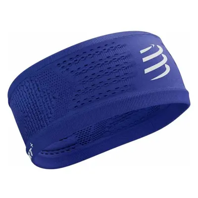 Compressport HEADBAND ON/OFF Sportos futó fejpánt, sötétkék, méret