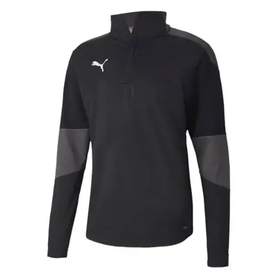 Puma TEAMFINAL TRAINING RAIN TOP Férfi futball felső, fekete, méret