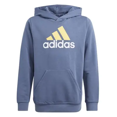 adidas ESSENTIALS TWO-COLORED HOODIE Gyerek pulóver, kék, méret