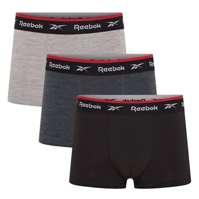 Reebok TRUNK REDGRAVE 3pk Férfi boxeralsó, fekete, méret