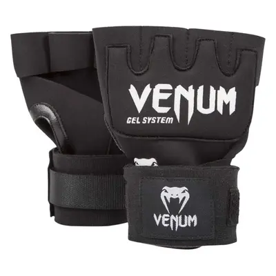 Venum KONTACT GEL GLOVE WRAPS Kesztyű, fekete, méret