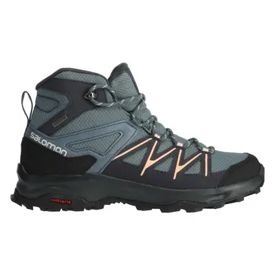 Salomon DAINTREE MID GTX W Női túracipő, szürke, méret 1/3