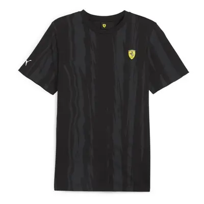 Puma FERRARI RACE AOP TEE Férfi póló, fekete, méret