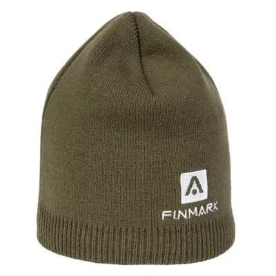 Finmark WINTER HAT Téli kötött sapka, khaki, méret