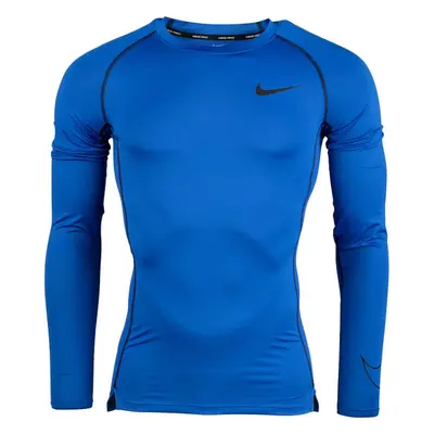 Nike NP DF TIGHT TOP LS Férfi hosszú ujjú felső, kék, méret