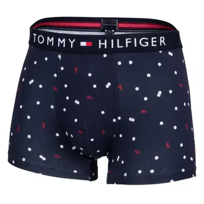 Tommy Hilfiger TRUNK PRINT Férfi boxeralsó, sötétkék, méret