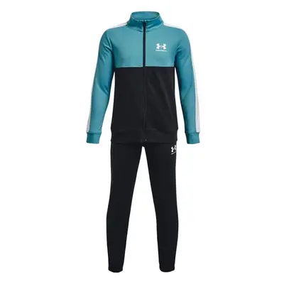 Under Armour CB KNIT TRACK SUIT Fiú melegítő szett, fekete, méret