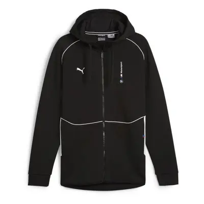 Puma BMW MOTORSPORT HOODED SWEAT Férfi pulóver, fekete, méret