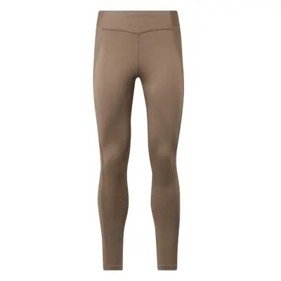 Reebok YOGA HR RIB TIGHT Női legging, bézs, méret