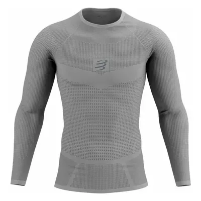 Compressport ON/OFF BASE LAYER LS TOP Férfi funkcionális felső, szürke, méret