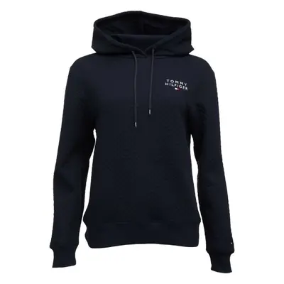 Tommy Hilfiger QUILTED HOODIE Női pulóver, sötétkék, méret