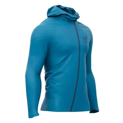 Compressport HURRICANE WATERPROOF 10/10 JACKET Férfi futókabát, világoskék, méret