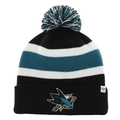 47 NHL SAN JOSE SHARKS BREAKAWAY CUFF KNIT Téli sapka, fekete, méret