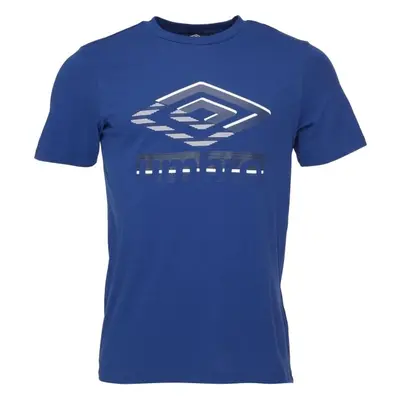 Umbro GLITCH GRAPHIC TEE Férfi póló, kék, méret