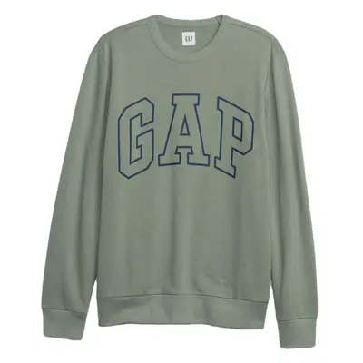 GAP V-LW DB FLEECE Férfi pulóver, zöld, méret