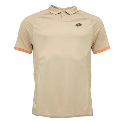 Lotto TECH II D2 POLO SHIRT Férfi galléros teniszpóló, barna, méret