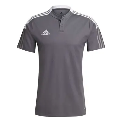 adidas TIRO21 POLO Férfi póló focira, szürke, méret