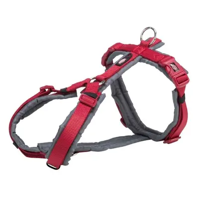 TRIXIE PREMIUM DOG HARNESS S-M Hám, sötétszürke, méret