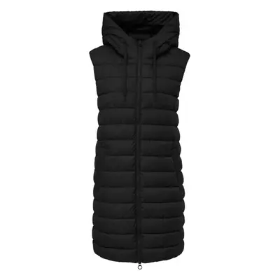 s.Oliver RL OUTDOOR WAISTCOAT Steppelt mellény kapucnival, fekete, méret