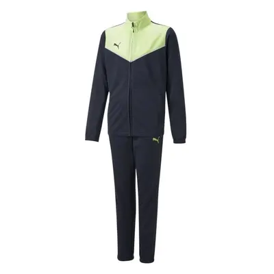 Puma INDIVIDUALRISE TRACKSUIT JR Junior melegítő szett, fekete, méret