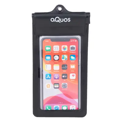 AQUOS PHONE DRY BAG Vízálló telefontok, fekete, méret