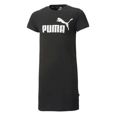 Puma ESSENTIALS + LOGO DRESS TR G Lány ruha, fekete, méret