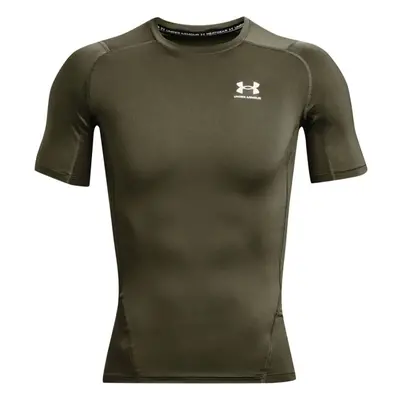 Under Armour HG ARMOUR COMP SS Férfi póló, khaki, méret