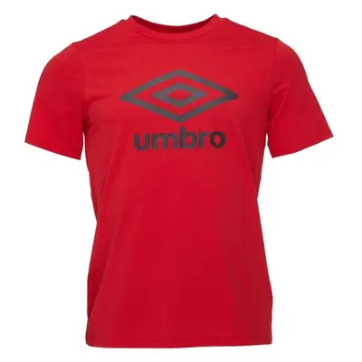 Umbro LARGE LOGO TEE ESSENTIALS Férfi póló, piros, méret