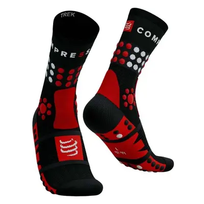 Compressport TREKKING SOCKS Védő trekking zokni, fekete, méret