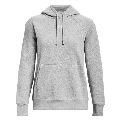 Under Armour RIVAL FLEECE HOODIE Női pulóver, szürke, méret