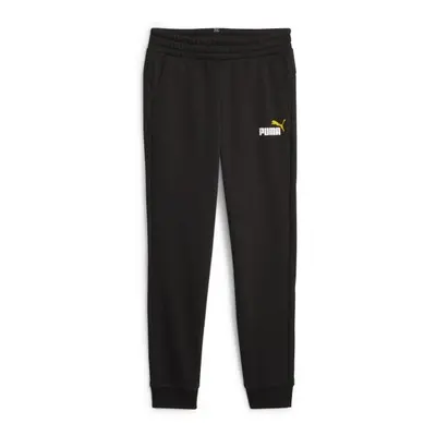 Puma ESS + COL LOGO PANTS FL B Fiú melegítőnadrág, fekete, méret