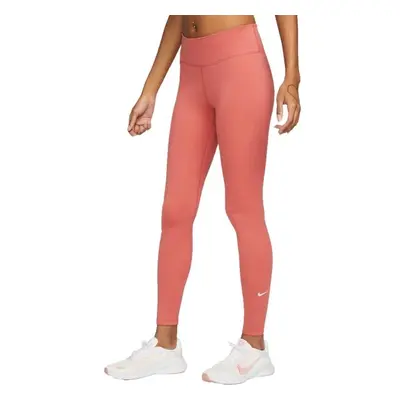 Nike ONE DF MR TGT W Női sportlegging, narancssárga, méret