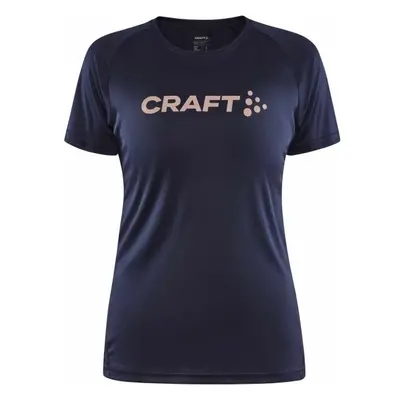 Craft CORE ESSENCE LOGO TEE W Női funkcionális póló, sötétkék, méret