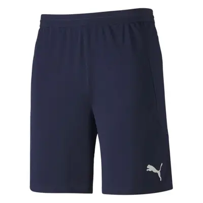 Puma TEAM FINAL KNIT SHORTS Férfi rövidnadrág, sötétkék, méret