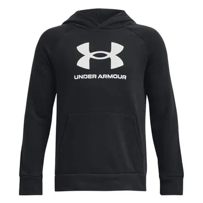 Under Armour RIVAL FLEECE BL HOODIE Fiú pulóver, fekete, méret