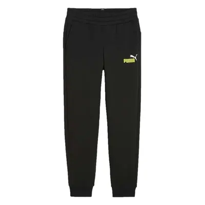 Puma ESS + COL LOGO PANTS FL B Fiú melegítőnadrág, fekete, méret